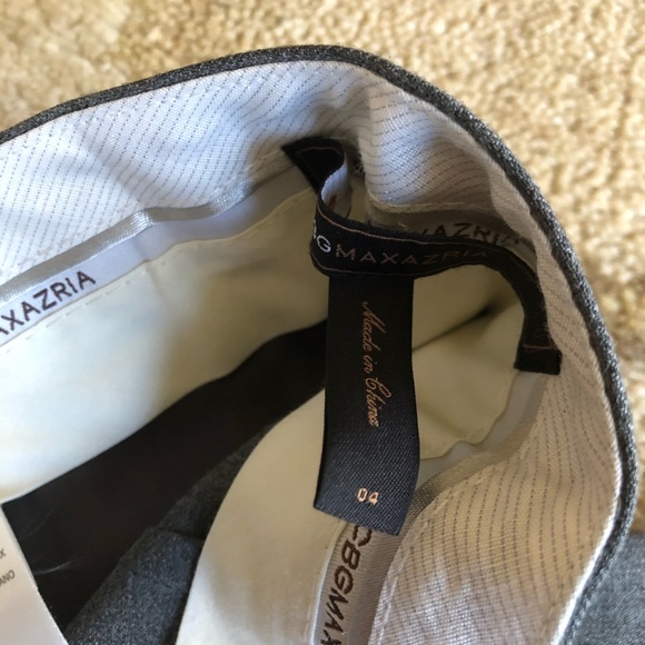 BCBG Suiting Wool Charcoal Pants - Picture 4 of 4